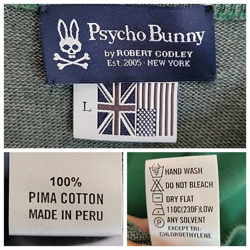 Psycho Bunny features crewneck